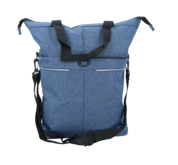 dresco enkele fietstas en shopper 18 liter blauw 1029959 1708604536