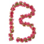 Bloemenstreng Flower Garland 120 cm fuchsia