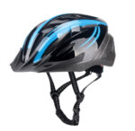 Helm unisex blauw/zwart maat 55-58 cm (M)