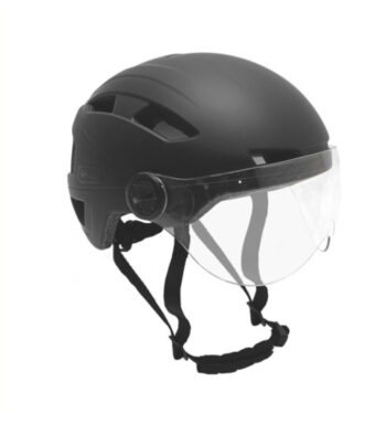 Helm vizier matzwart maat 61-63 cm (XL)