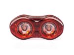 achterlicht Eyes USB led oplaadbaar zwart